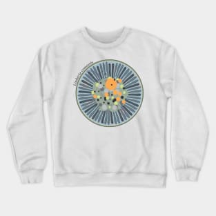 Diatom - Lindavia comensis (scientific) Crewneck Sweatshirt